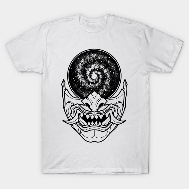 japaness mask T-Shirt by Sadhakaya